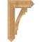 Ekena Millwork Merced Arts & Crafts Rough Sawn Bracket, Western Red Cedar, 6"W x 22"D x 34"H BKT06X22X34MRC03RWR - alternate 2